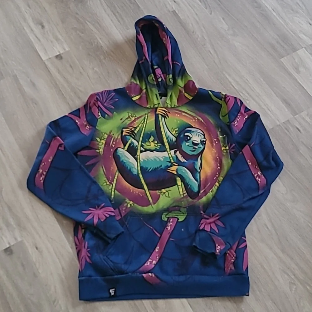 Electro Threads Sloth Hoodie - Picture 1 of 6